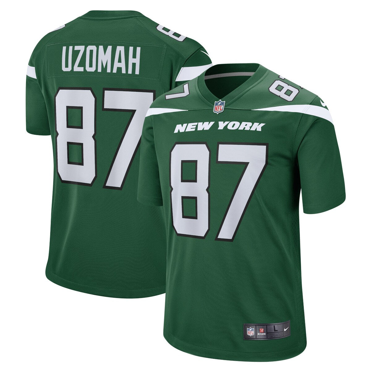 Cj Uzomah New York Jets Nike Player Game Jersey Gotham Green