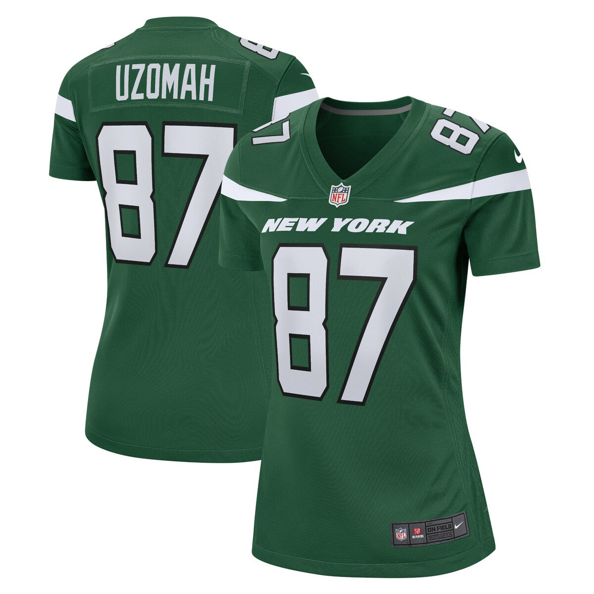 Cj Uzomah New York Jets Nike Womens Player Game Jersey Gotham Green