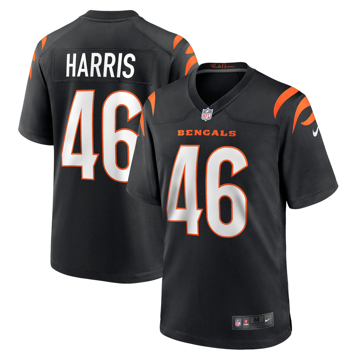 Clark Harris Cincinnati Bengals Nike Game Jersey Black