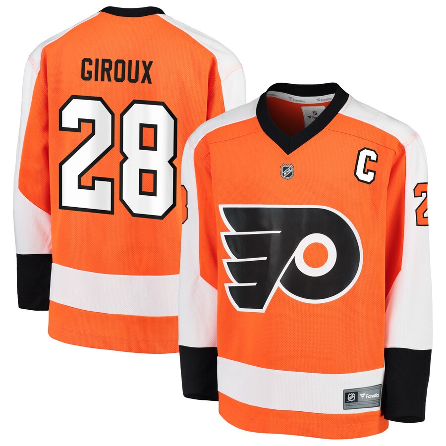 Claude Giroux Philadelphia Flyers Fanatics Branded Youth Replica Player Jersey Orange
