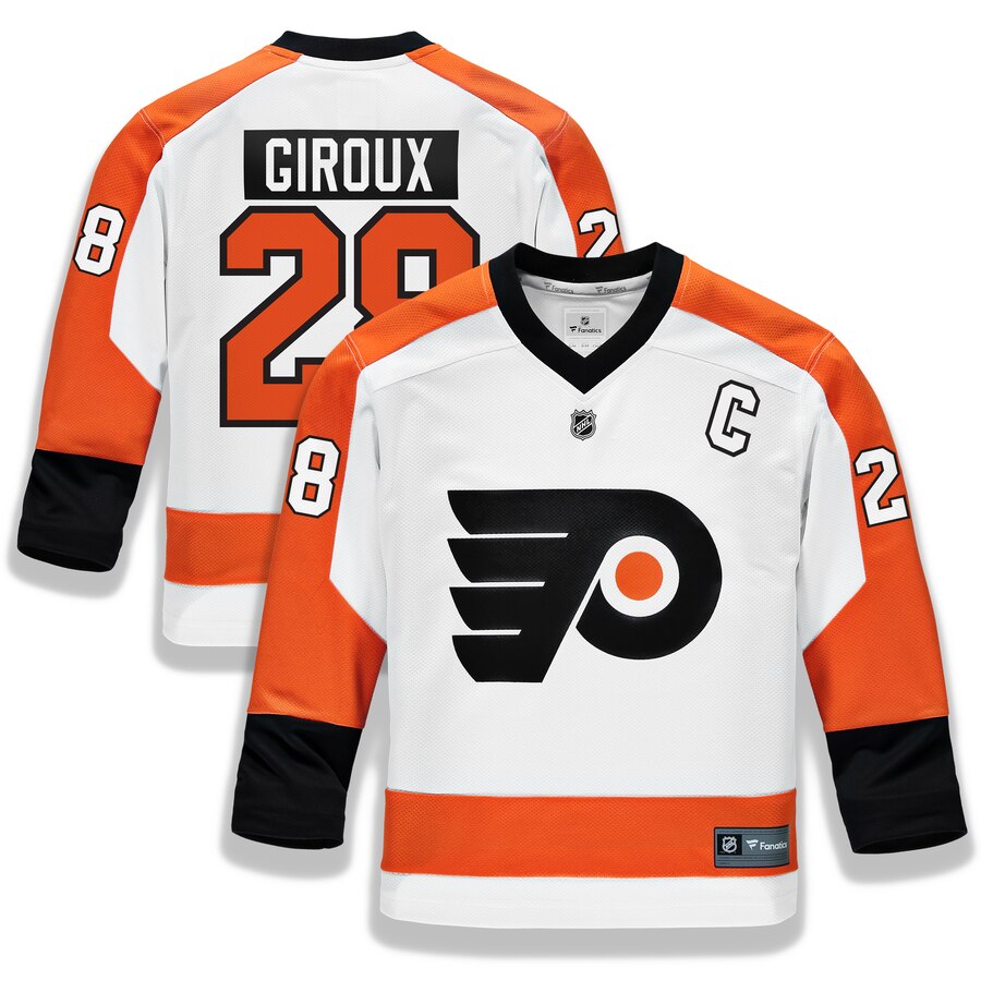 Claude Giroux Philadelphia Flyers Fanatics Branded Youth Replica Player Jersey White
