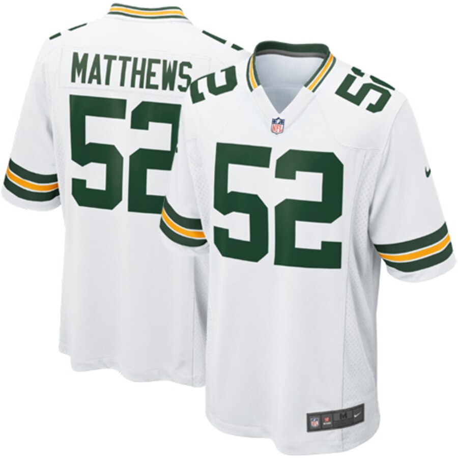 Clay Matthews Green Bay Packers Nike Youth Game Jersey White