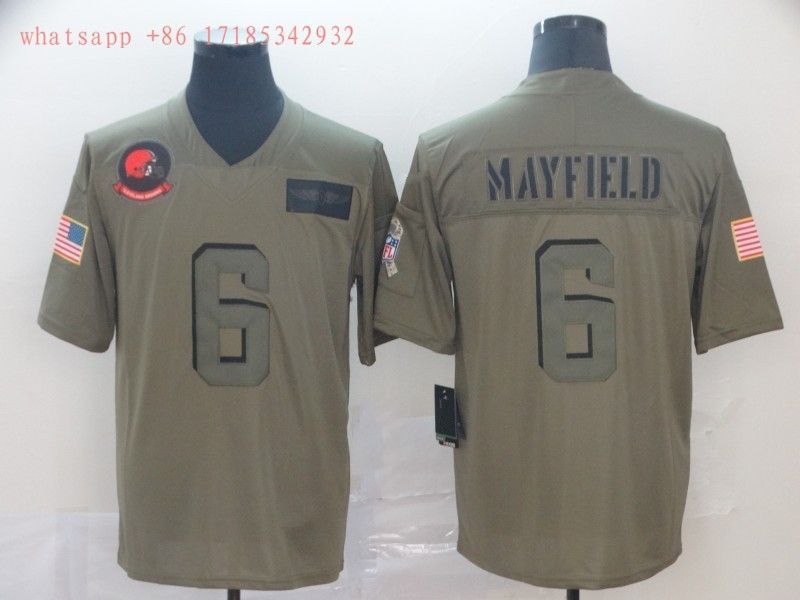 Cleveland Browns Baker Mayfield 6 Nfl 2020 Camo Jersey Jersey