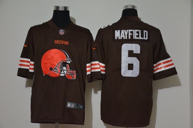 Cleveland Browns Baker Mayfield 6 Nfl 2020 Dark Brown Jersey