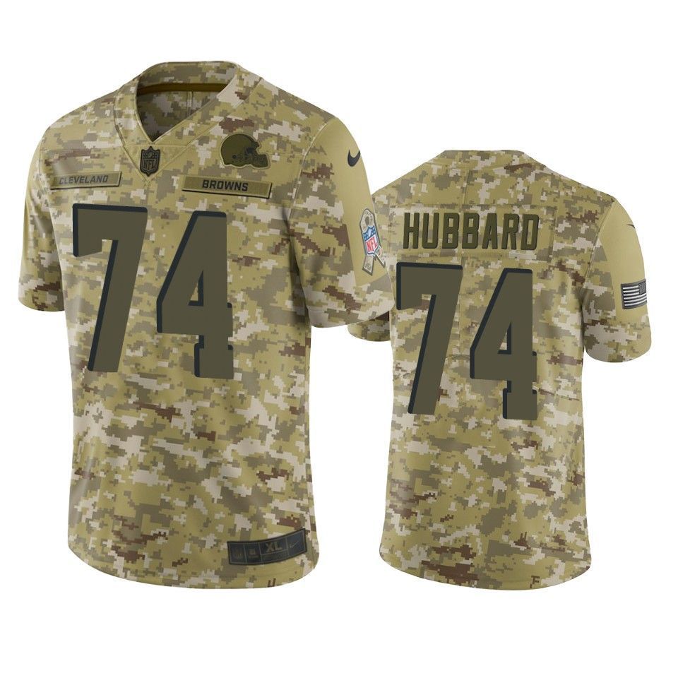 Cleveland Browns Chris Hubbard Jersey Nfl Camo Salute To Service