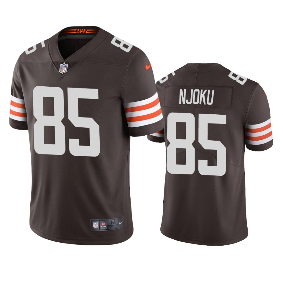 Cleveland Browns David Njoku Brown 2020 Vapor Limited Jersey Mens