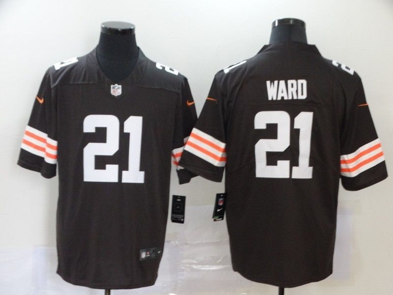Cleveland Browns Denzel Ward 21 Nfl 2020 Brown Jersey