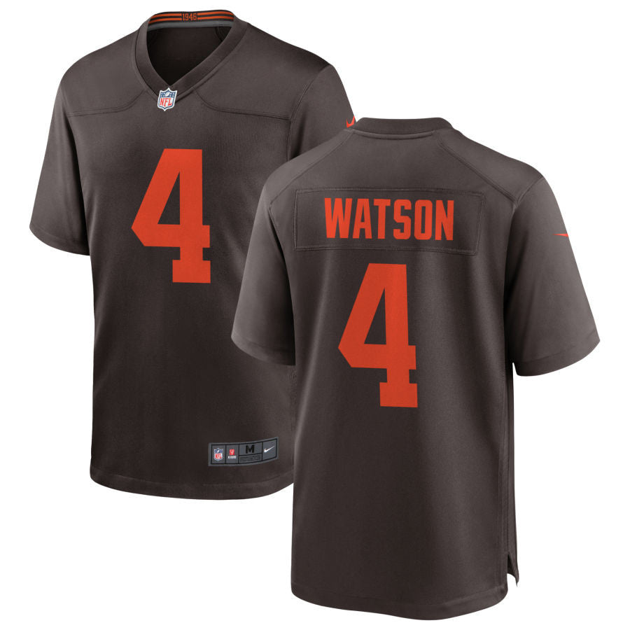 Cleveland Browns Deshaun Watson 4 Nfl Brown Alternate Legend Jersey Gift For Browns Fans