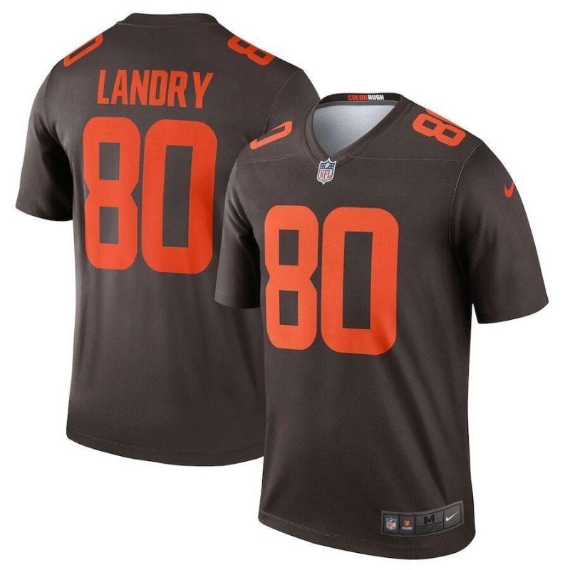 Cleveland Browns Jarvis Landry 80 Nfl 2020 Dark Brown Jersey