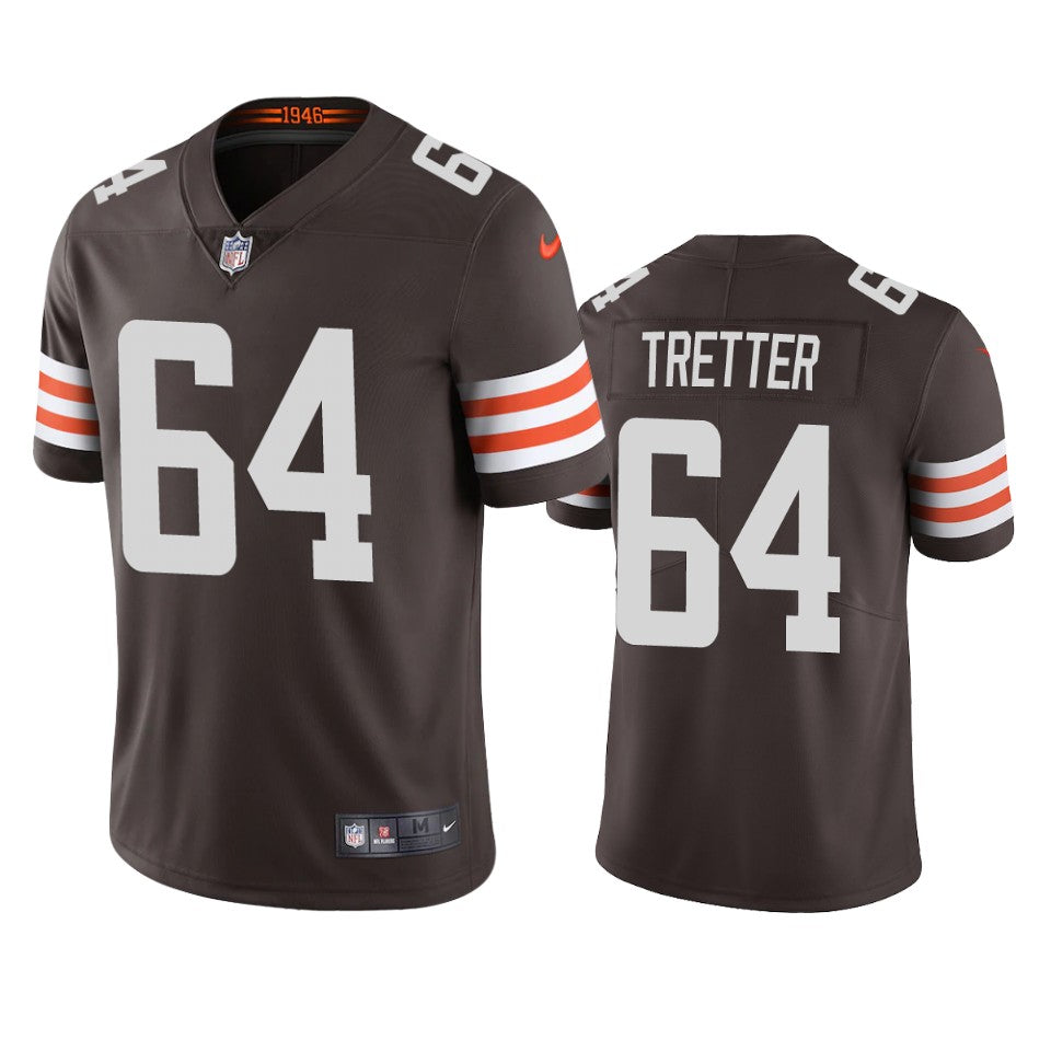 Cleveland Browns Jc Tretter Brown 2020 Vapor Limited Jersey Mens