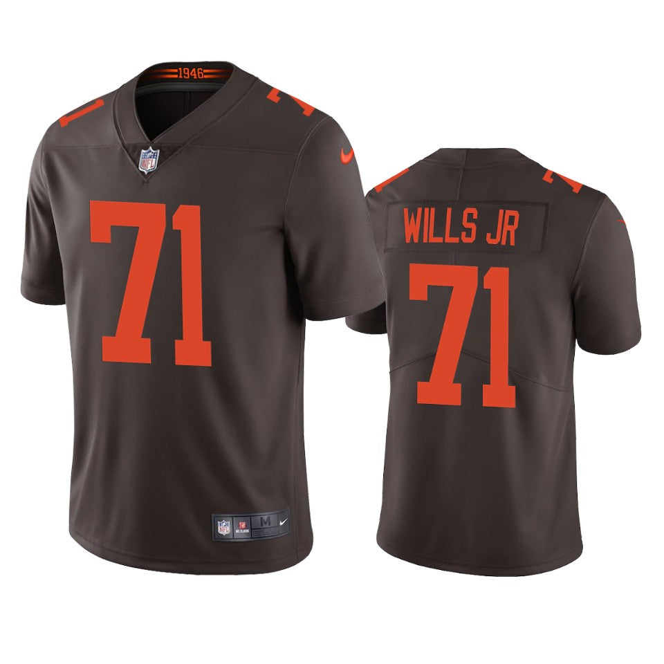 Cleveland Browns Jedrick Wills Brown 2020 Nfl Draft Alternate Vapor Limited Jersey