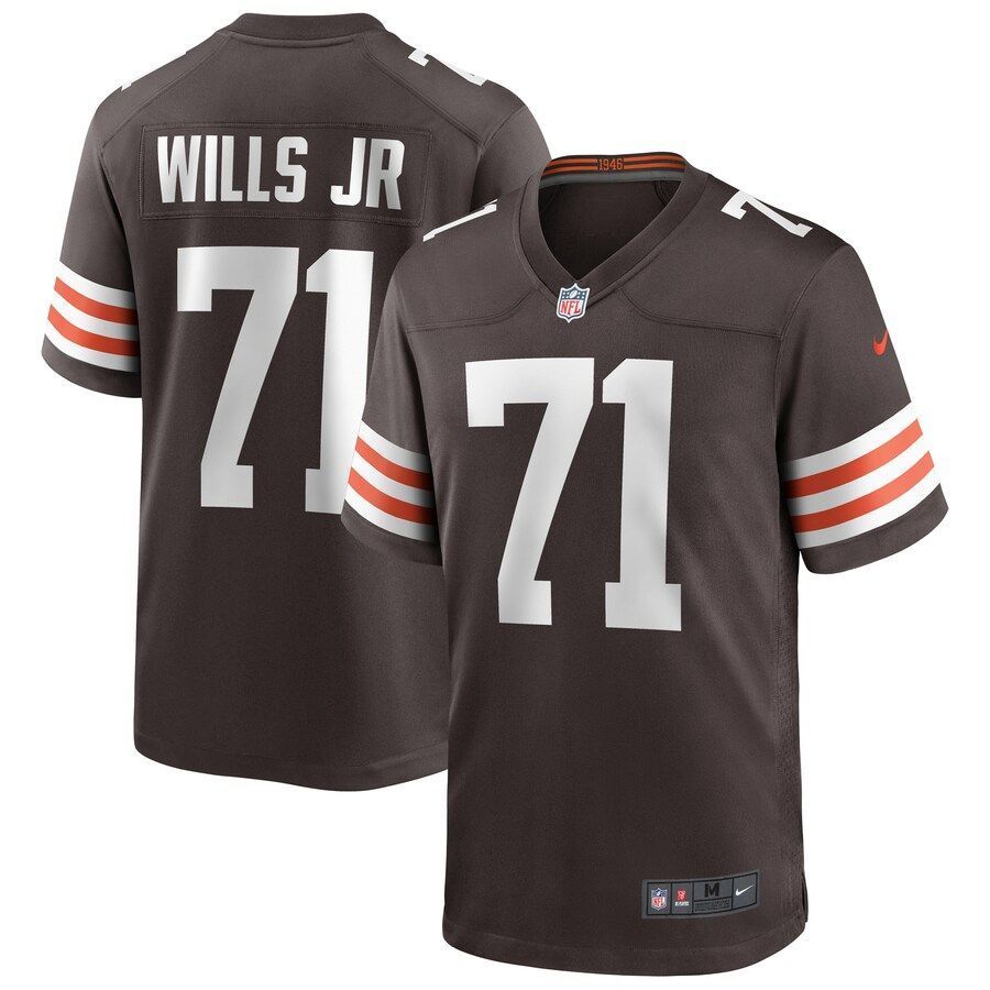 Cleveland Browns Jedrick Wills Jr Brown 2020 Nfl Draft First Round Pick Game Jersey