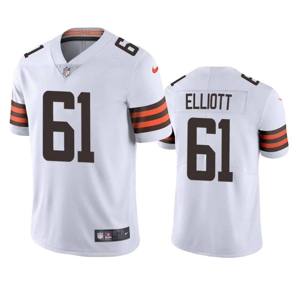 Cleveland Browns Jordan Elliott White Vapor Untouchable Limited Jersey