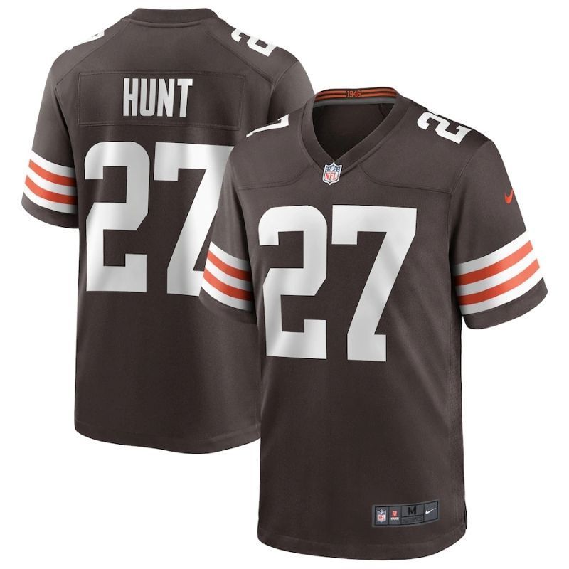 Cleveland Browns Kareem Hunt 27 Nfl 2020 Black Jersey Jersey