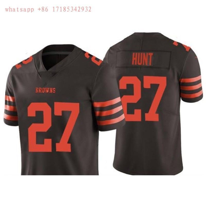 Cleveland Browns Kareem Hunt 27 Nfl 2020 Brown Jersey Jersey