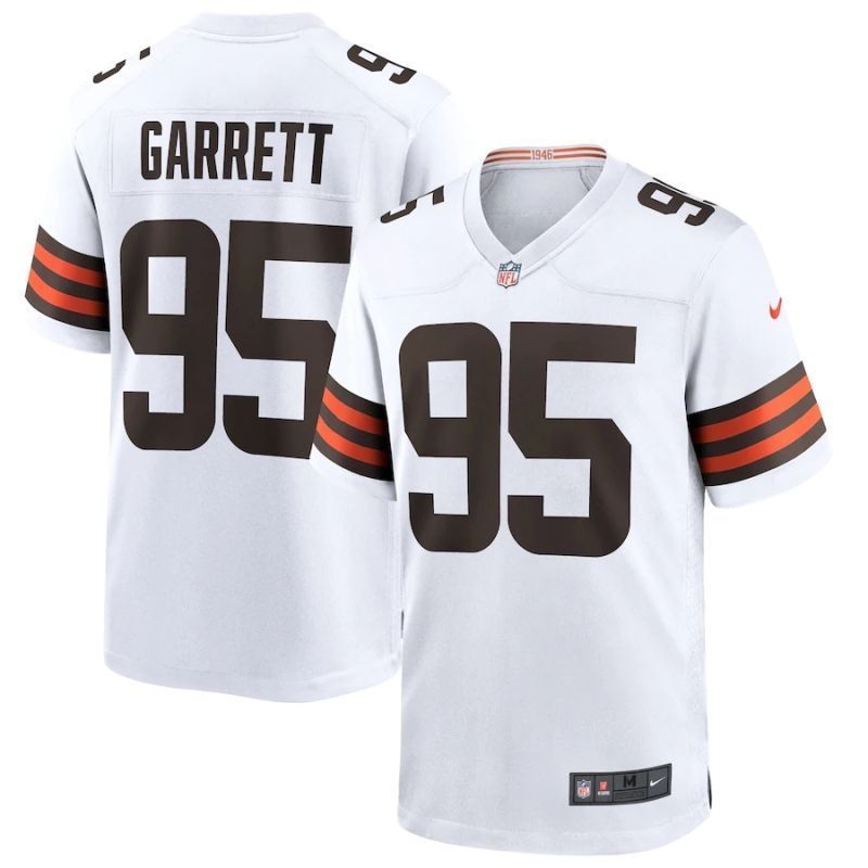 Cleveland Browns Myles Garrett 95 Nfl 2020 White Jersey Jersey