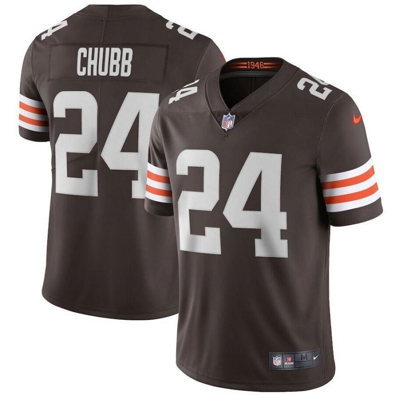 Cleveland Browns Nick Chubb 24 Nfl 2020 Brown Jersey