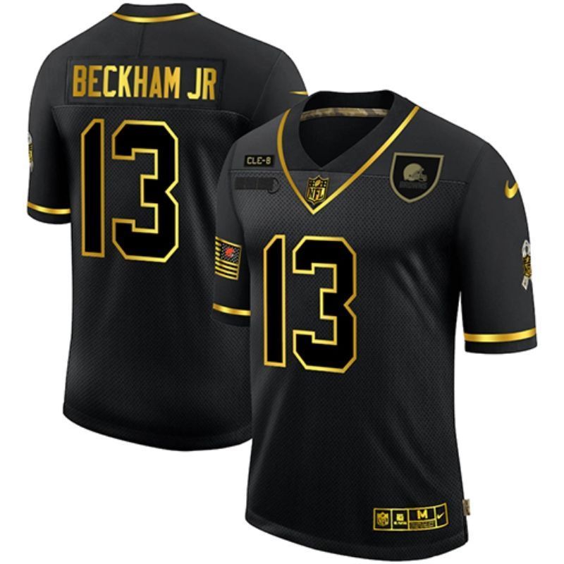 Cleveland Browns Odell Beckham Jr 13 Nfl 2020 Black Jersey