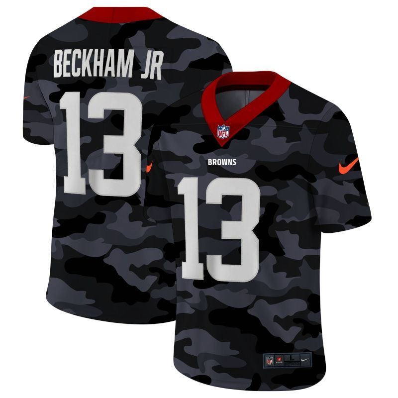 Cleveland Browns Odell Beckham Jr 13 Nfl 2020 Camo Jersey