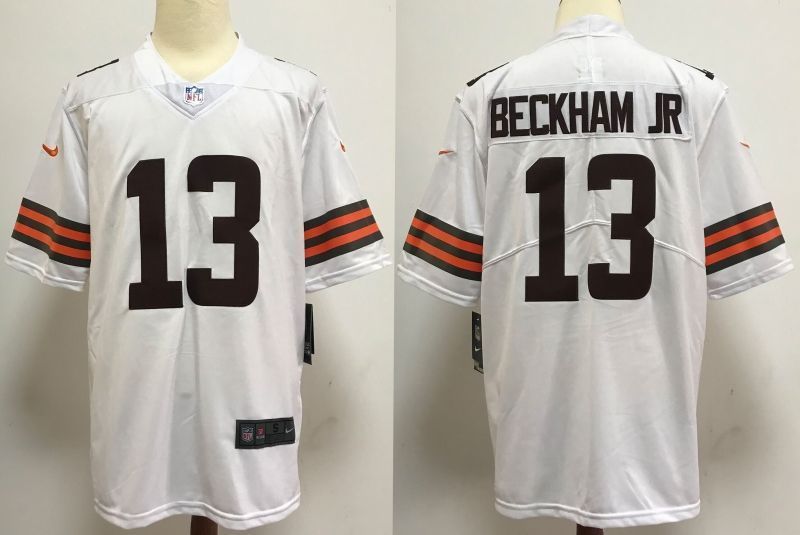 Cleveland Browns Odell Beckham Jr 13 Nfl 2020 White Jersey