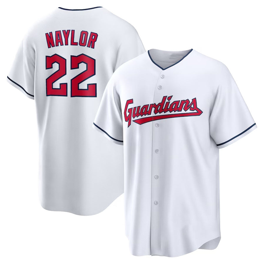 Cleveland Guardians #22 Josh Naylor Home Replica Jersey White American Footbal
