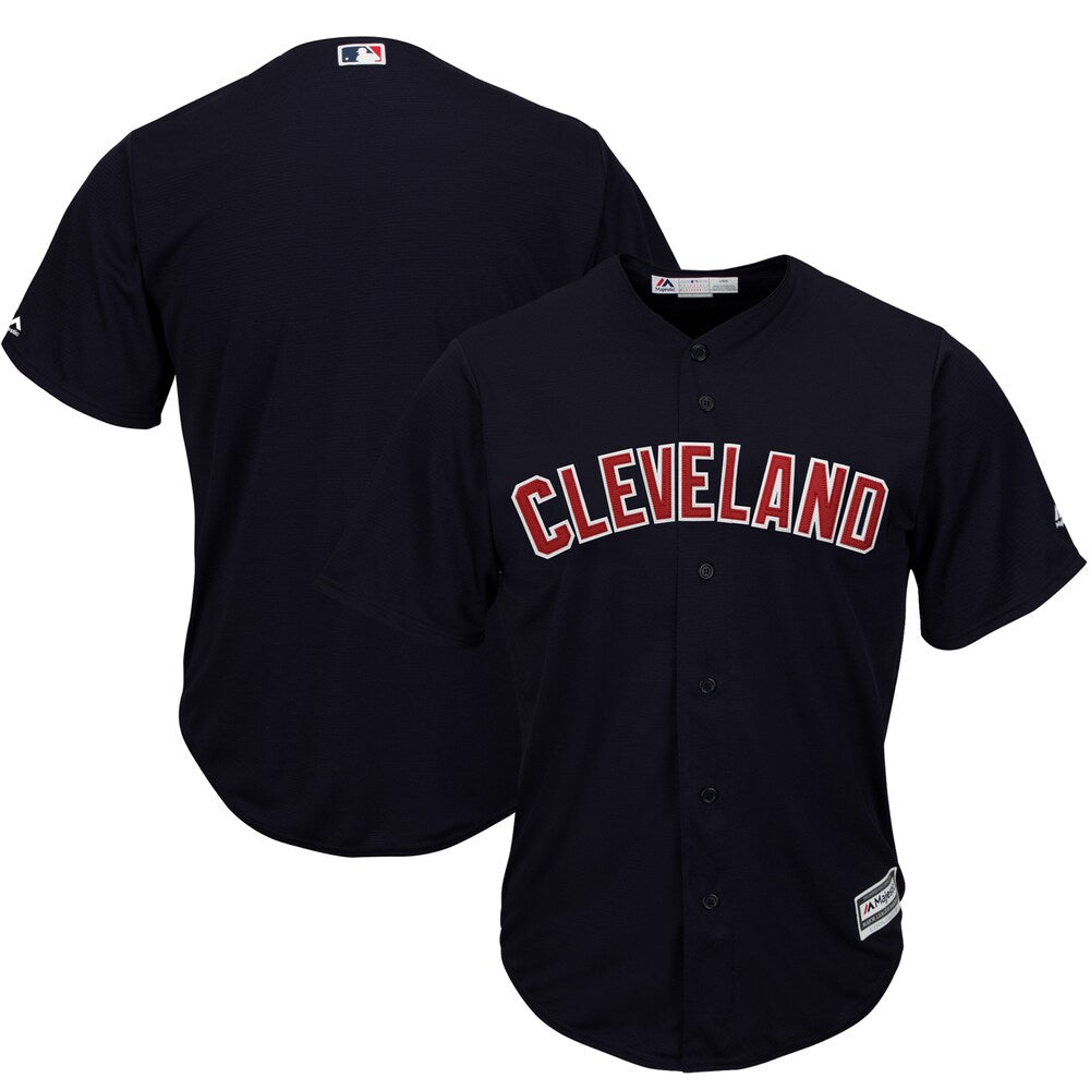 Cleveland Indians Majestic Big Tall Alternate Cool Base Team Jersey Navy