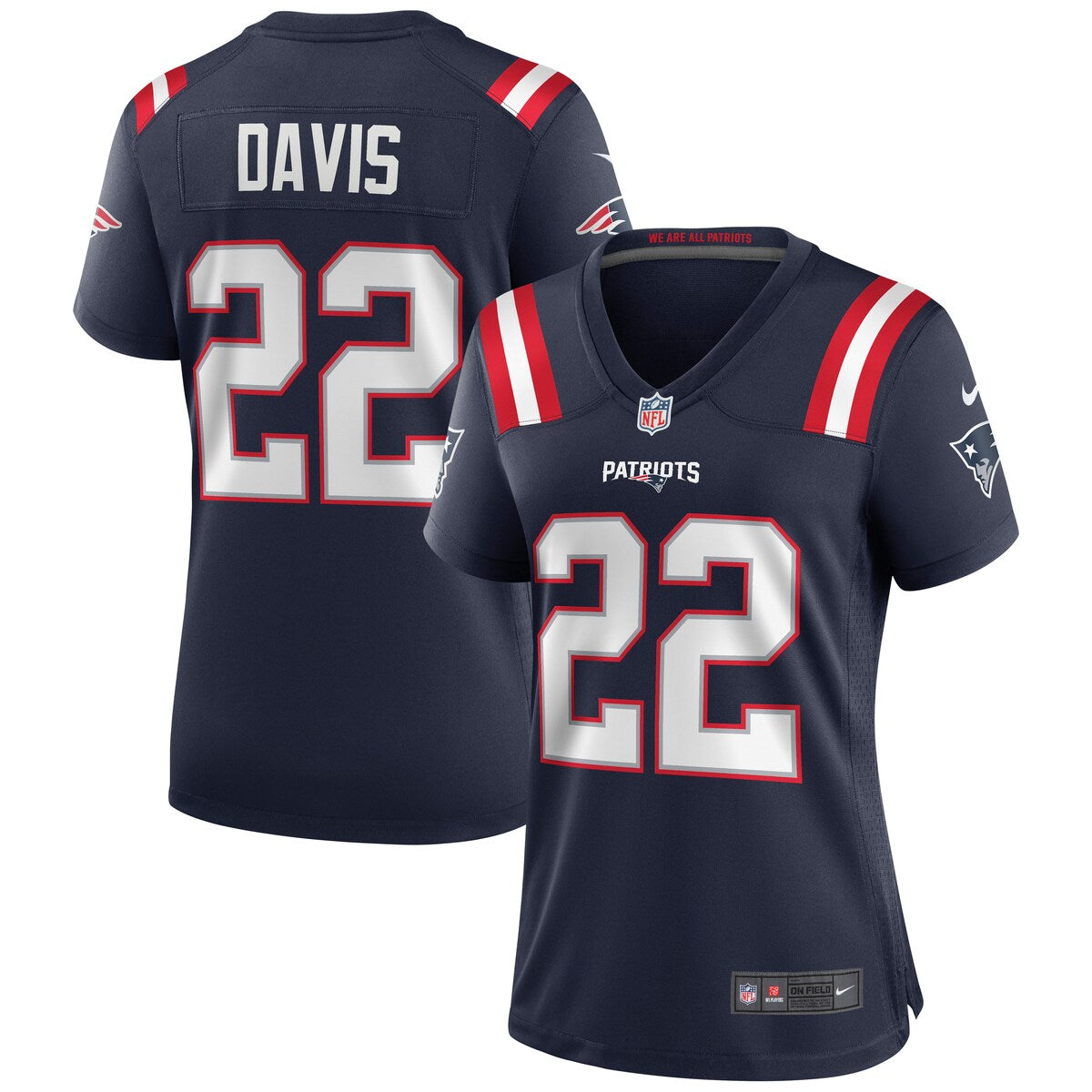 Cody Davis New England Patriots Nike Womens Game Jersey Navy