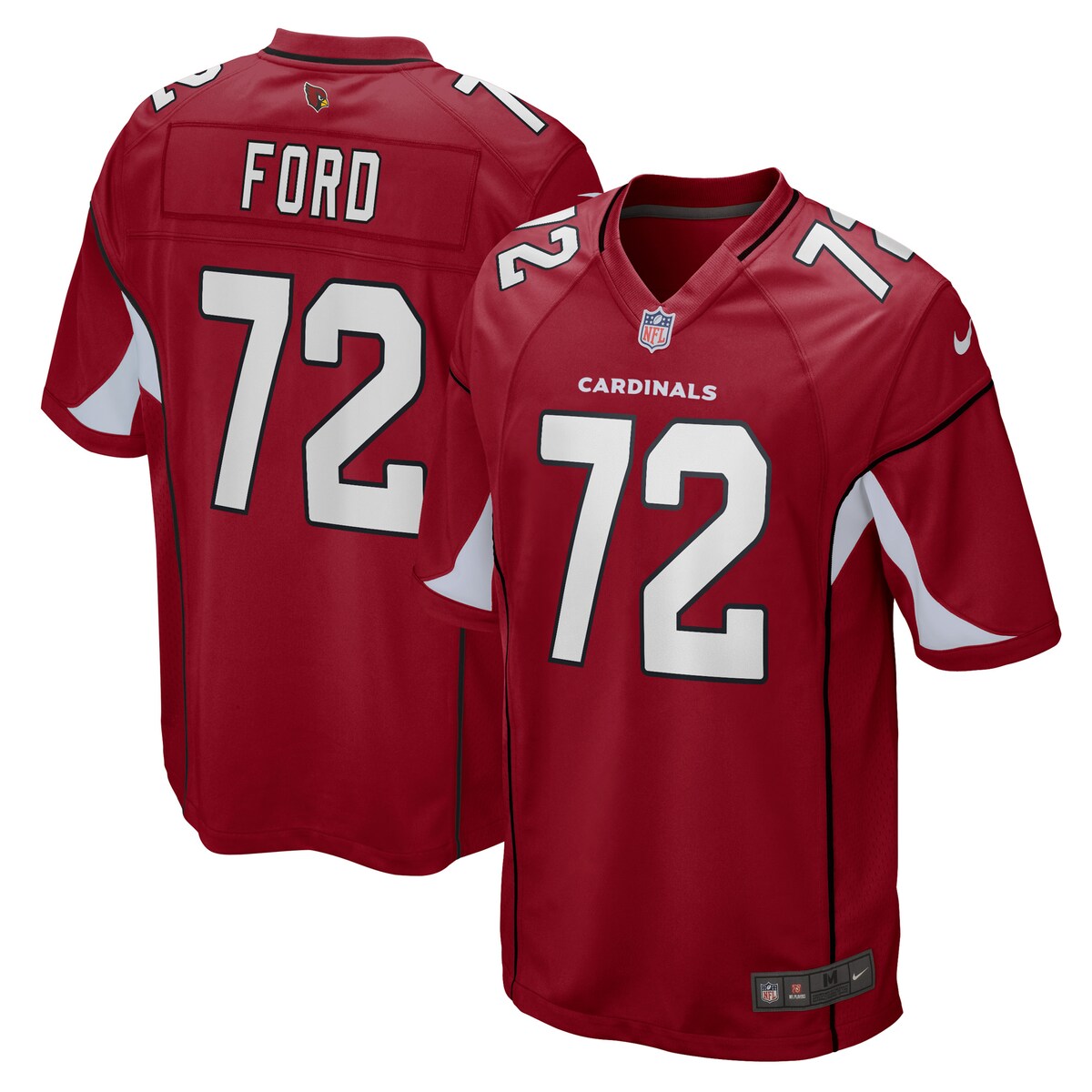 Cody Ford Arizona Cardinals Nike Game Player Jersey Cardinal