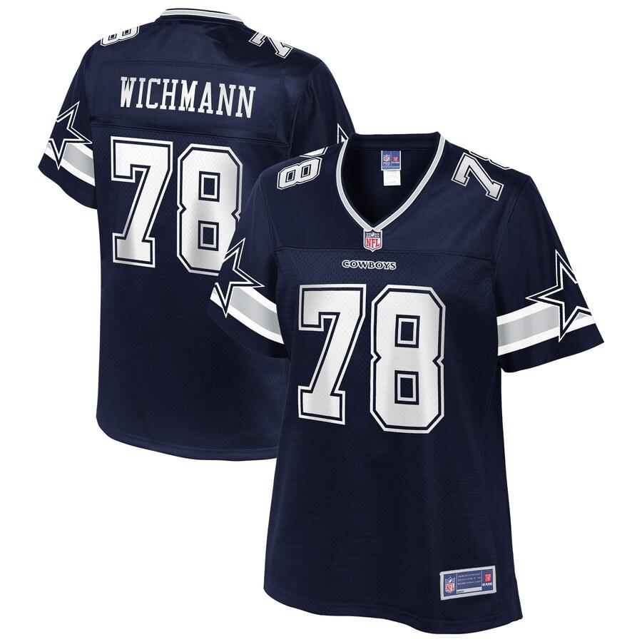 Cody Wichmann Dallas Cowboys Nfl Pro Line Womens Team Player Jersey Navy