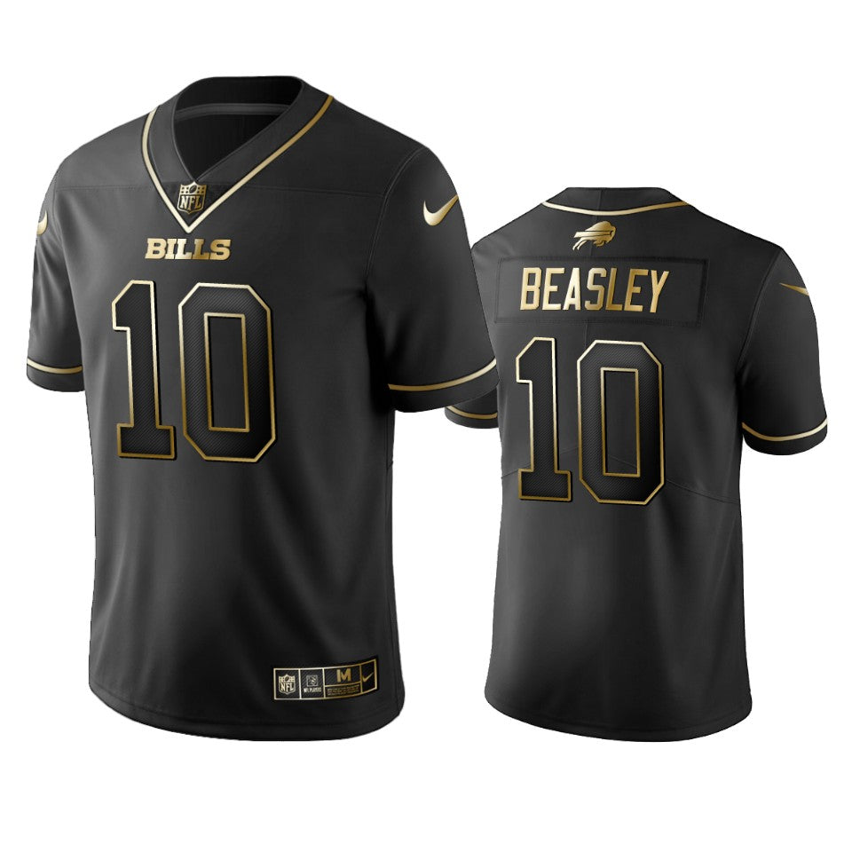 Cole Beasley Bills Black Golden Edition Jersey