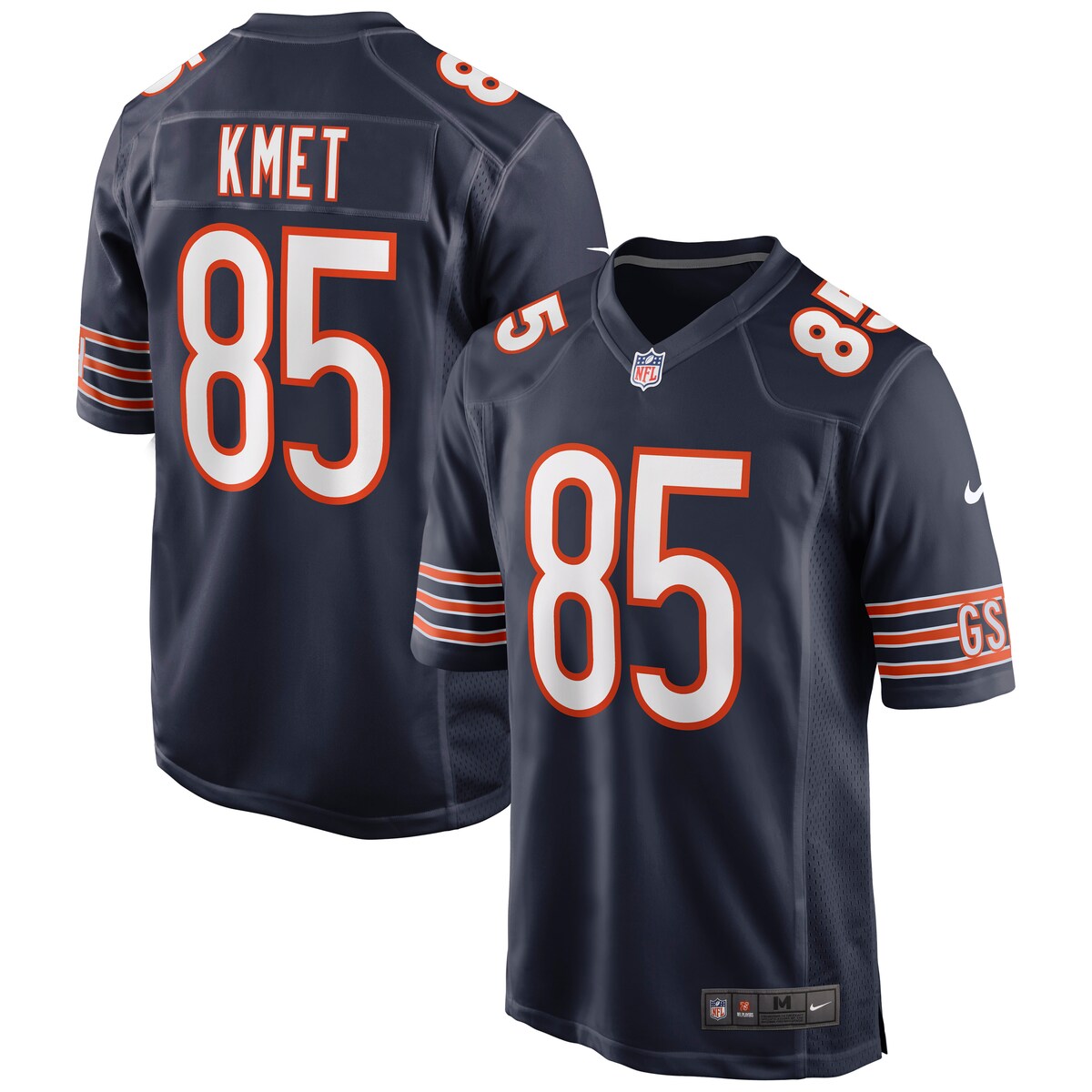Cole Kmet Chicago Bears Nike Player Game Jersey Navy