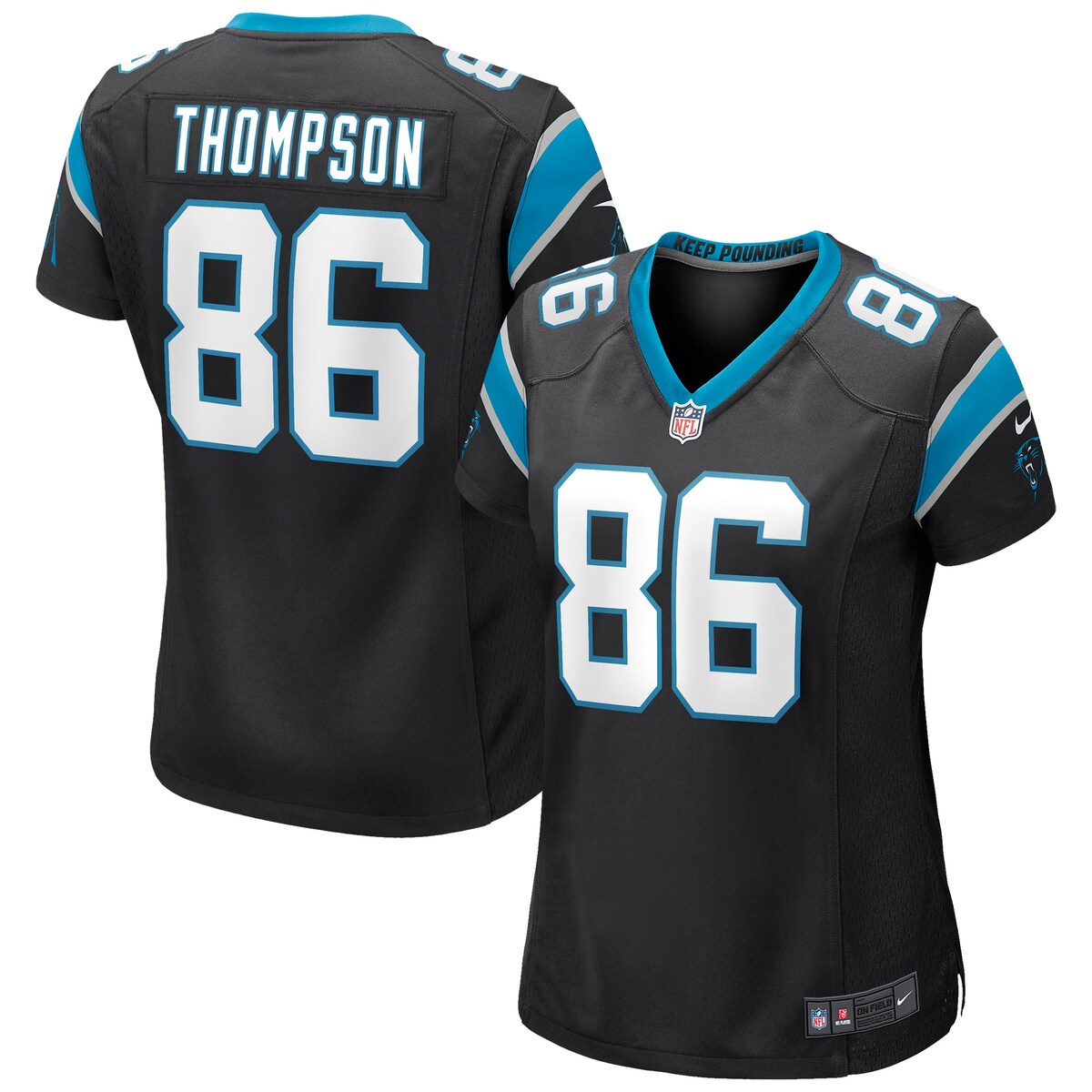 Colin Thompson Carolina Panthers Nike Womens Game Jersey Black