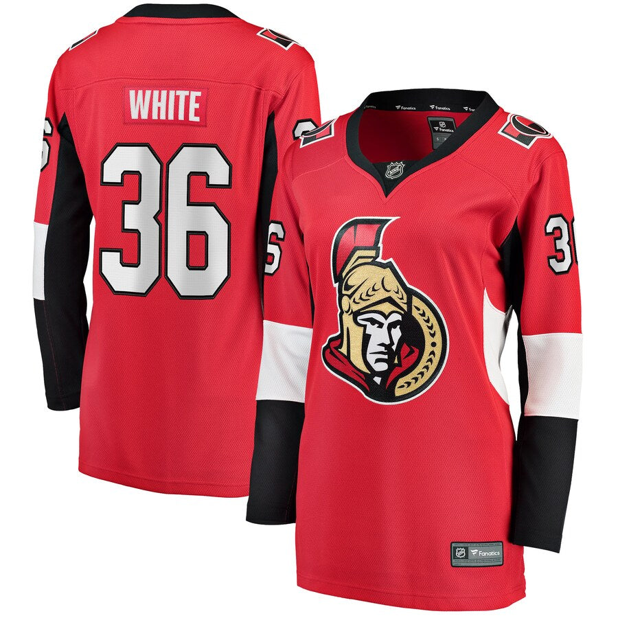 Colin White Ottawa Senators Fanatics Branded Womens Home Breakaway Player Jersey Red