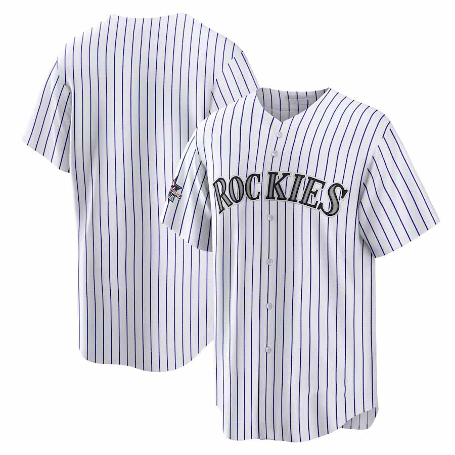 Colorado Rockies 2025 All-Star Game Home Replica Jersey White Stitched Basebal