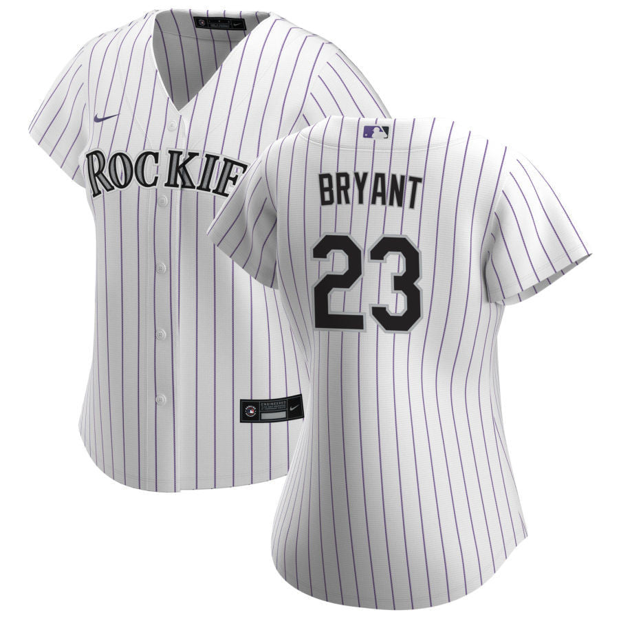Colorado Rockies Kris Bryant 23 Mlb White Player Jersey Gift For Rockies Fans