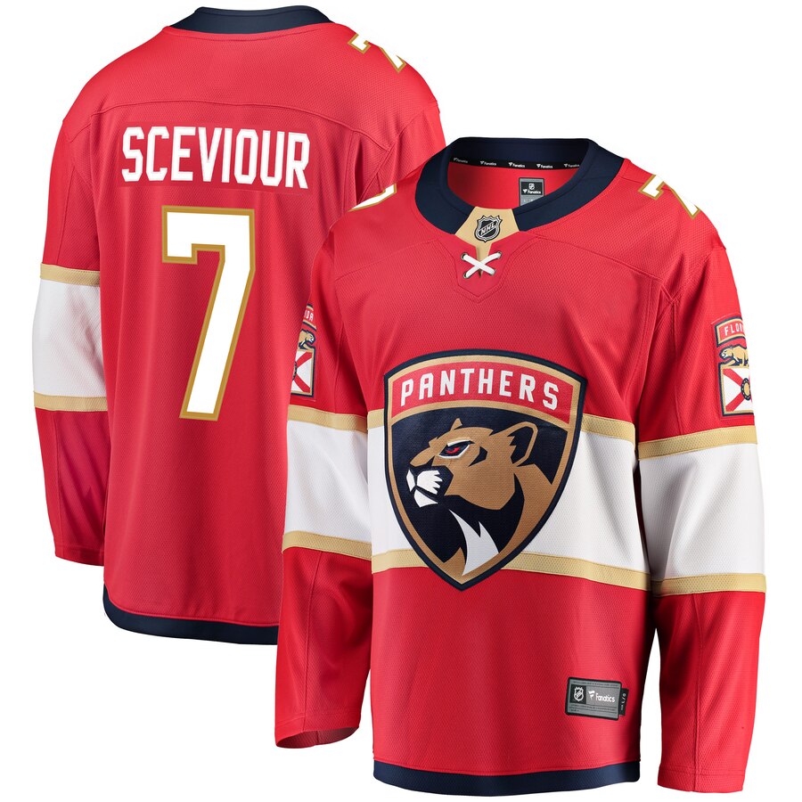 Colton Sceviour Florida Panthers Fanatics Branded Breakaway Jersey Red