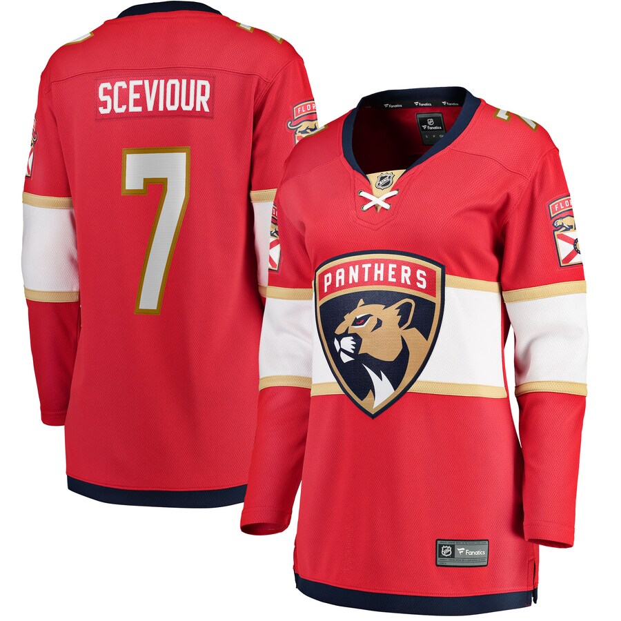 Colton Sceviour Florida Panthers Fanatics Branded Womens Home Breakaway Player Jersey Red