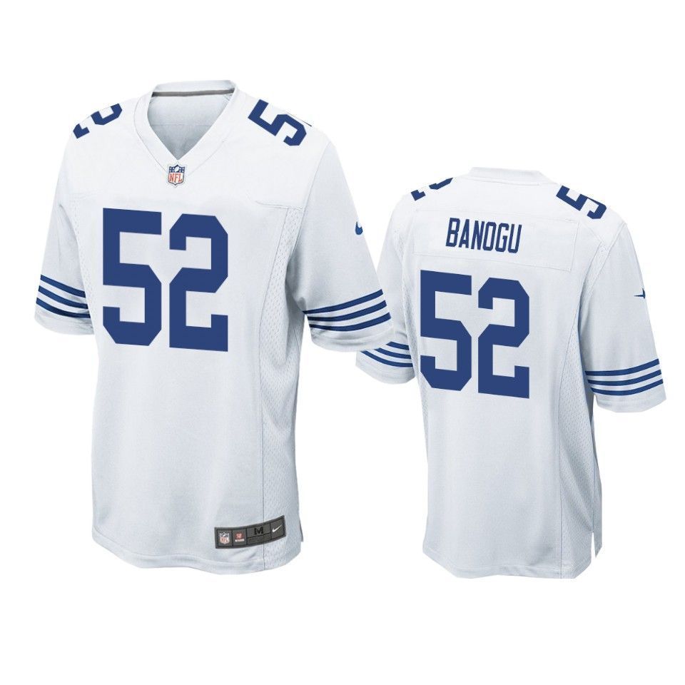 Colts Ben Banogu 2019 Nfl Draft White Game Jersey