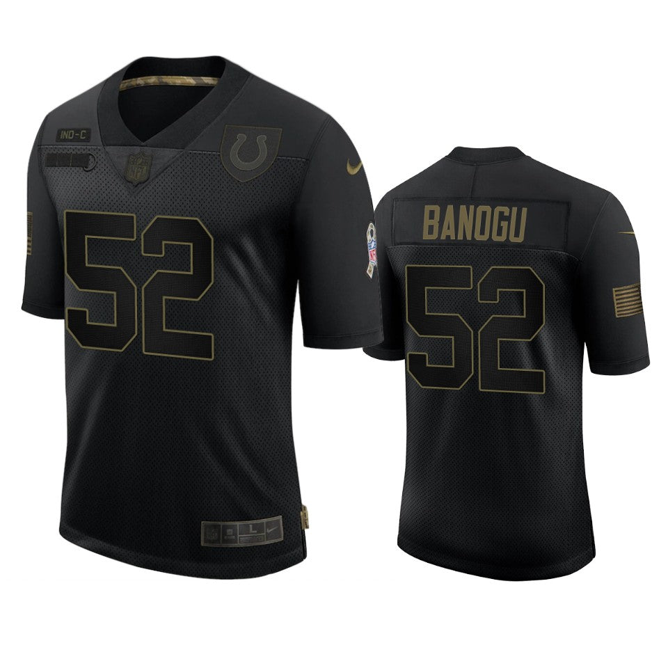 Colts Ben Banogu Limited Jersey Black 2020 Salute To Service