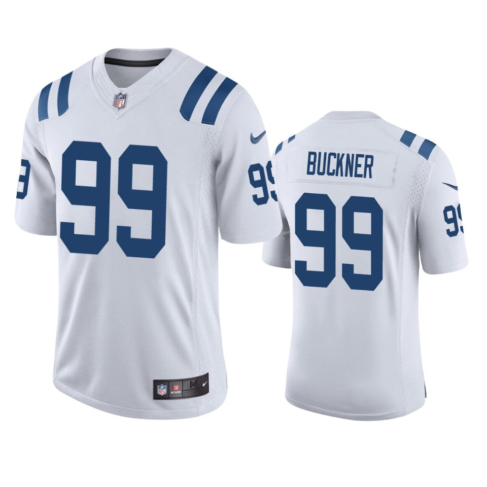 Colts Deforest Buckner Vapor Untouchable Limited White Jersey Mens
