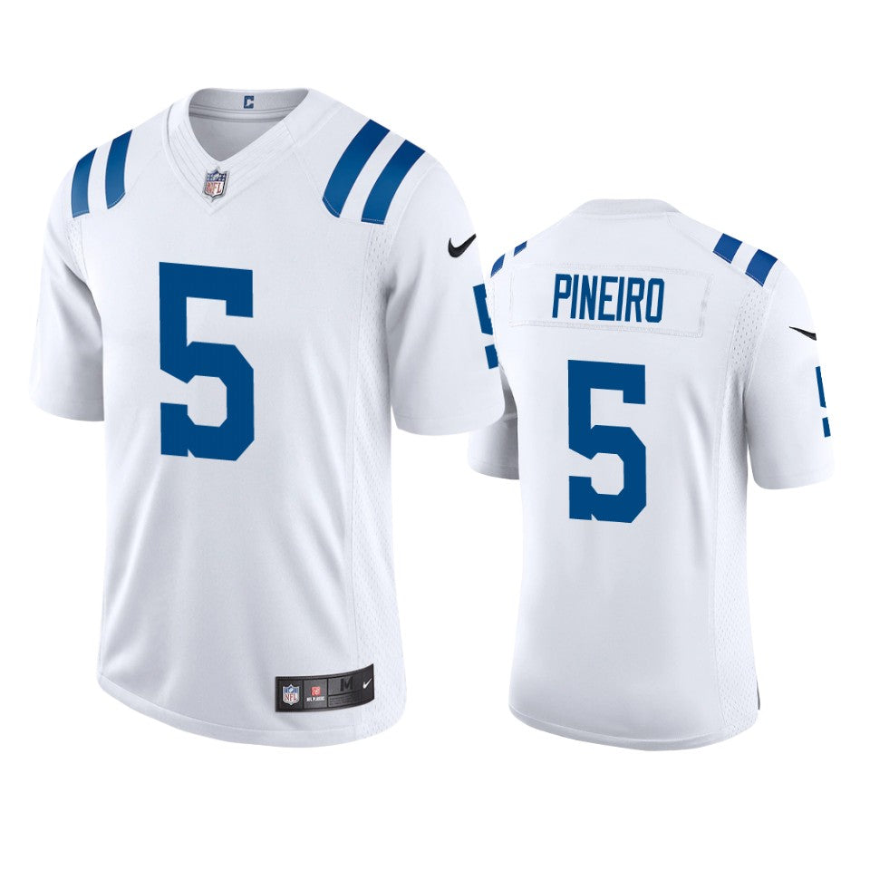 Colts Eddy Pineiro Vapor Limited White Jersey