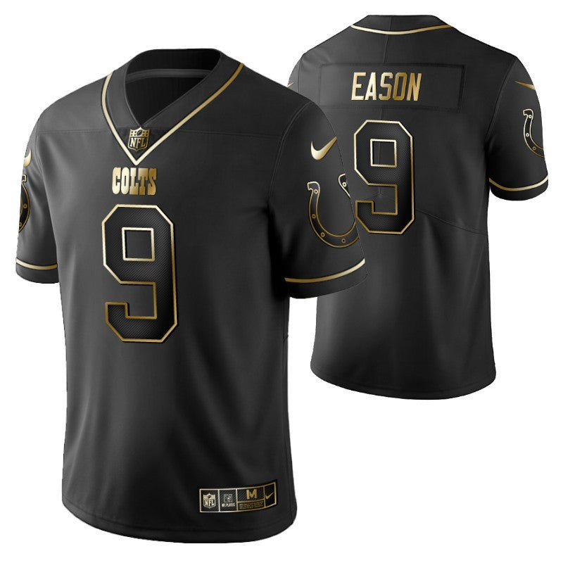 Colts Jacob Eason 9 2021 Nfl Golden Brandedition Black Jersey Gift For Colts Fans