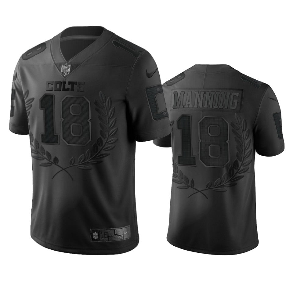 Colts Peyton Manning Black Mvp Limited Jersey