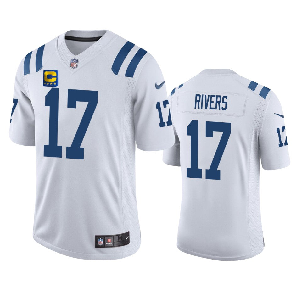 Colts Philip Rivers Vapor Limited White Jersey