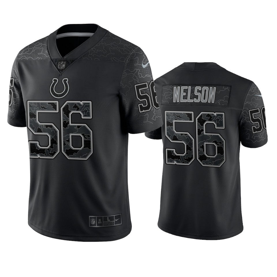 Colts Quenton Nelson Reflective Limited Black Jersey