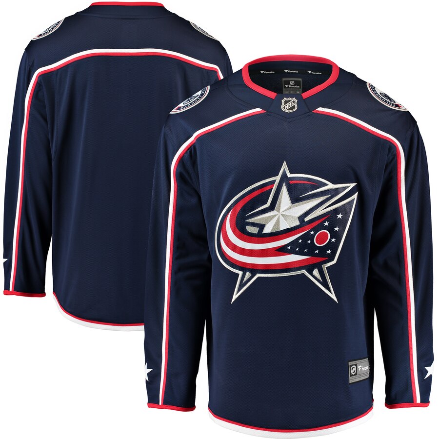 Columbus Blue Jackets Fanatics Branded Youth Breakaway Home Jersey Navy