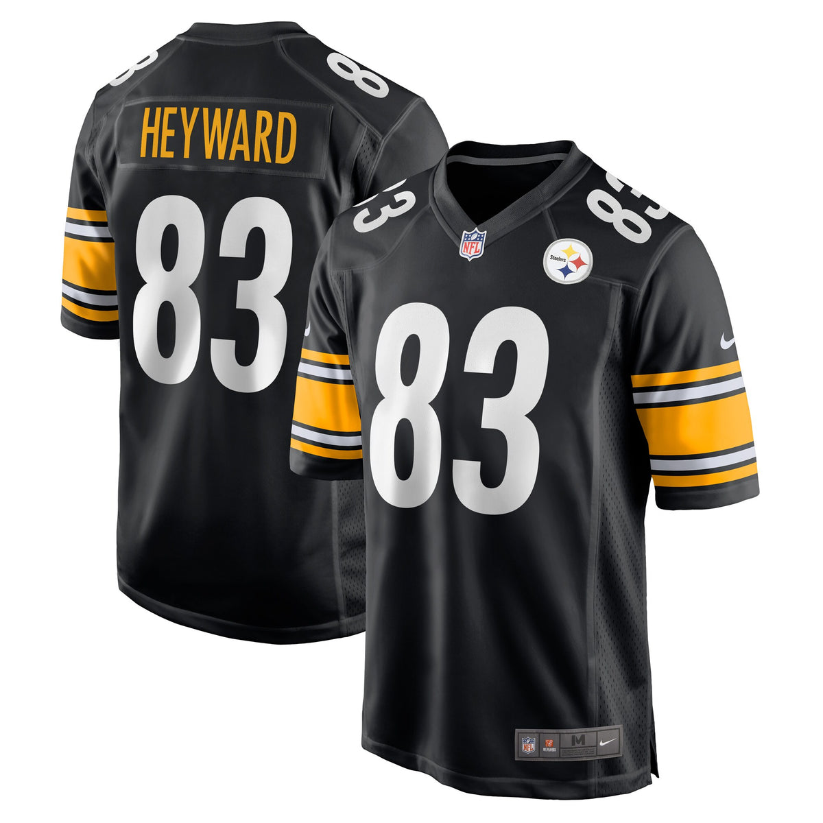 Connor Heyward Pittsburgh Steelers Nike Game Player Jersey Black