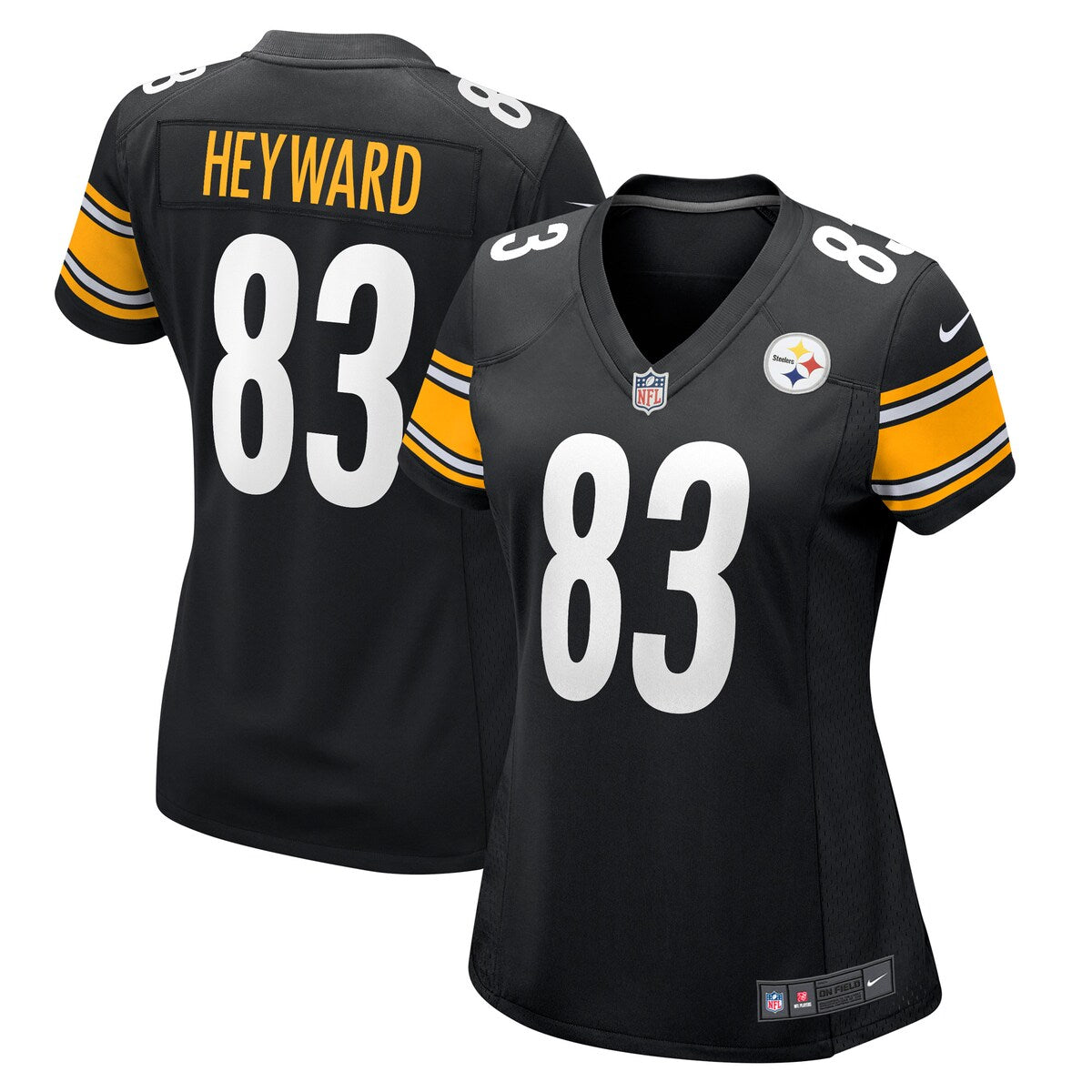 Connor Heyward Pittsburgh Steelers Nike Womens Game Player Jersey Black