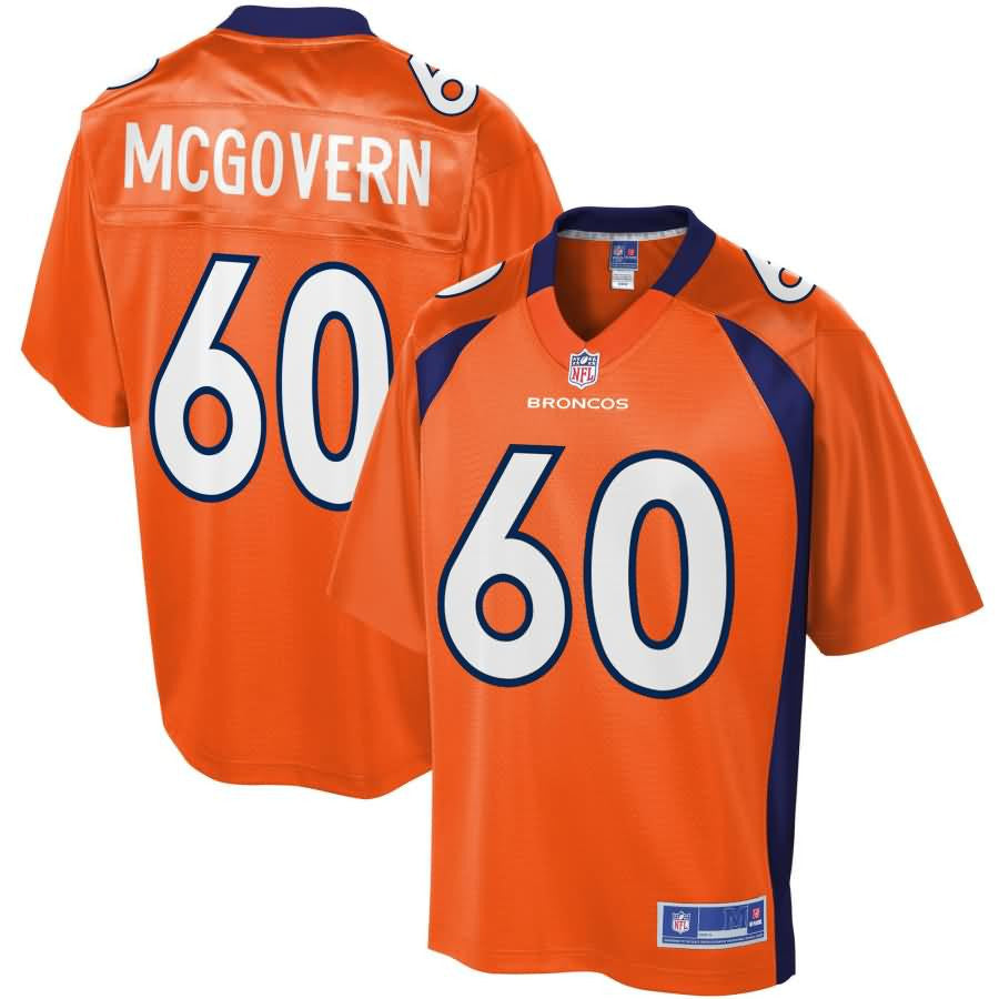 Connor Mcgovern Denver Broncos Nfl Pro Line Youth Player Jersey Orange