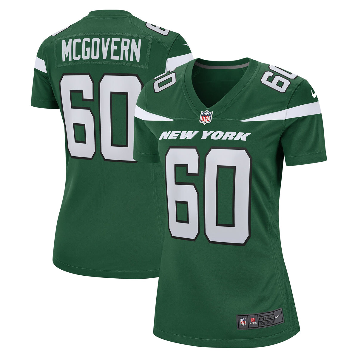 Connor Mcgovern New York Jets Nike Womens Game Jersey Gotham Green